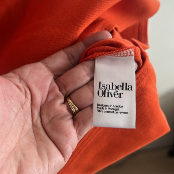 Isabella Oliver size 10 classy dress low pockets cowl neck - Picture 4 of 8